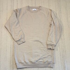 TNA Women's Tan Crewneck Sweater